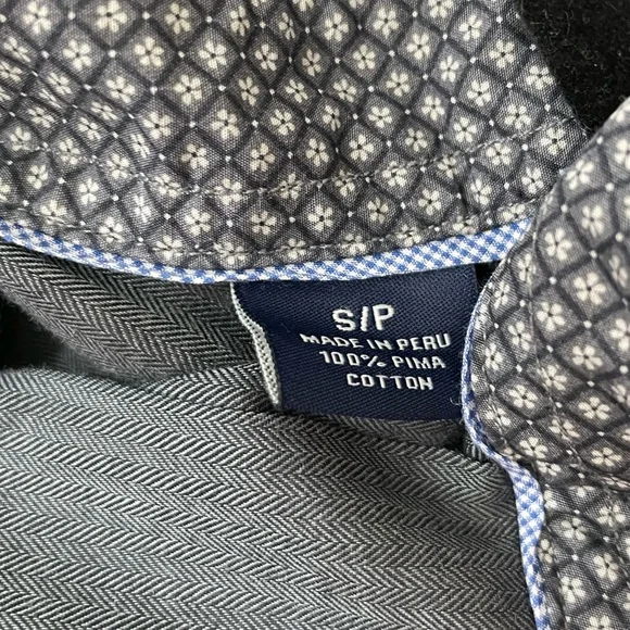 Tommy Bahama Long Sleeve Herringbone Button Up - Picture 6 of 7